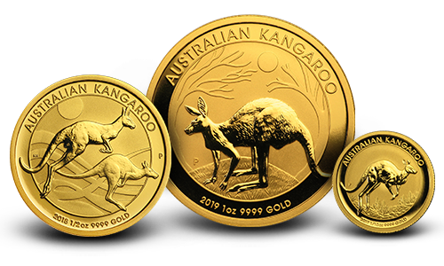 Australian Silver and Gold Kangaroo
