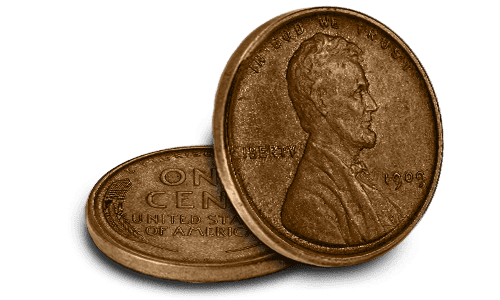 An image of the 1909 Lincoln Cent