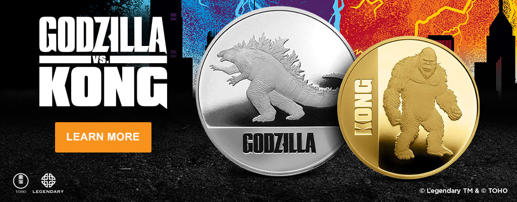 Godzilla vs. Kong Gold and Silver Coins
