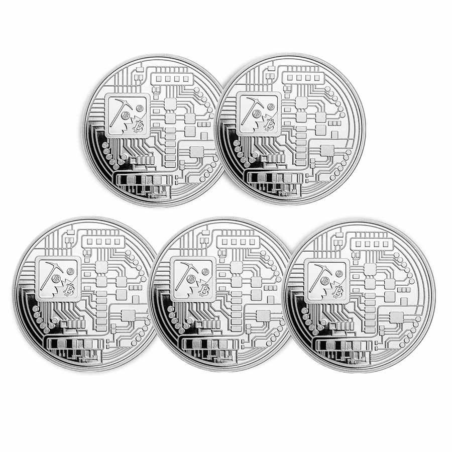 1 oz Silver Round - Bitcoin (Lot of 5 Rounds) | eBay