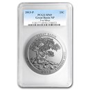 2013-P 5 oz Silver ATB Great Basin SP-69 PCGS