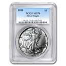1988 American Silver Eagle MS-70 PCGS