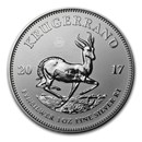 2017 South Africa 1 oz Silver Krugerrand Premium BU