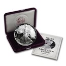 1993-P 1 oz Proof American Silver Eagle (w/Box & COA)