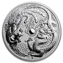 2017 Australia 1 oz Silver Dragon & Phoenix BU