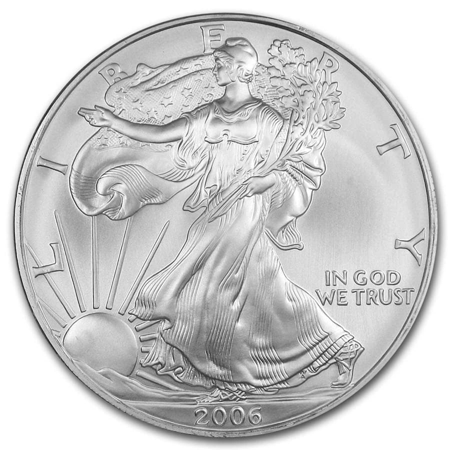 2006 1 Oz American Silver Eagle Bu Silver Eagles West Point Mint Apmex