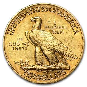 Indian Head $10 Gold Coin (1907-1933) obverse Indian Head $10 Gold Coin (1907-1933) obverse