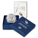 2018-W Burnished American Silver Eagle (w/Box & COA)