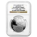 2015 Great Britain 1 oz Silver Britannia PF-70 NGC