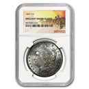 1889-S Stage Coach Silver Dollar BU NGC