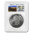 1892-CC Stage Coach Silver Dollar BU PCGS