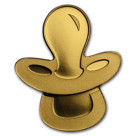 gold pacifier