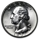 1951 Washington Quarter BU