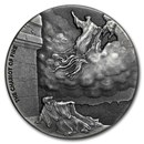 2018 2 oz Silver Coin - Biblical Chariot of Fire (Coin Only)