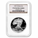 1987-S Proof American Silver Eagle PF-69 NGC