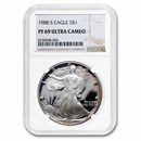1988-S Proof American Silver Eagle PF-69 NGC