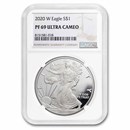 2020-W Proof American Silver Eagle PF-69 NGC