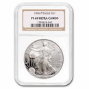 1996-P Proof American Silver Eagle PF-69 NGC
