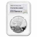 2003-W Proof American Silver Eagle PF-69 NGC