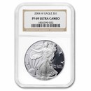 2004-W Proof American Silver Eagle PF-69 NGC