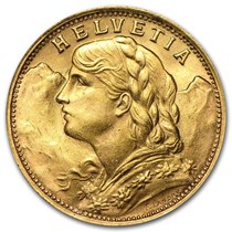 Swiss Gold 20 Franc Coin For Coins From Europe Most Swiss Gold 20 Franc Coin For