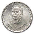 1968-J Germany Silver 5 Deutsche Mark BU