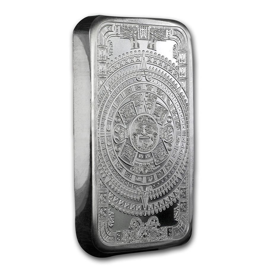 5 oz Silver Bar - Aztec Calendar - SKU#205649 | eBay