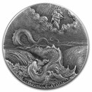 2020 2 oz Silver Coin Biblical Series (Destruction of Leviathan)