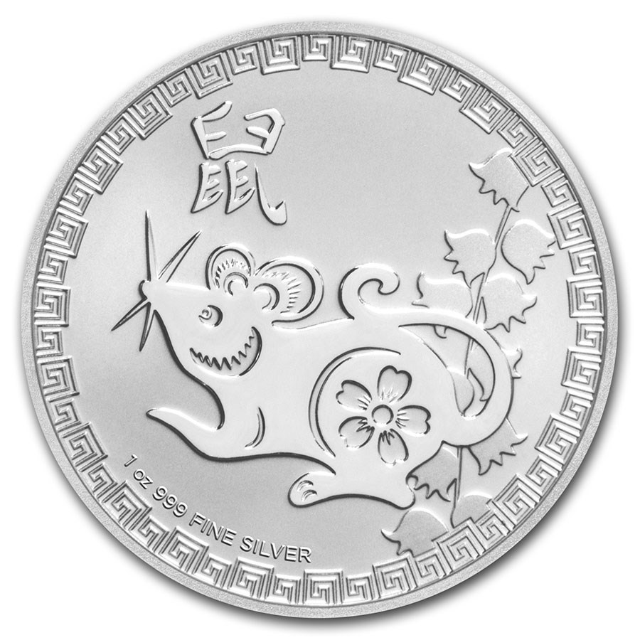 2020 Niue 1 Oz Silver 2 Lunar Year Of The Rat Bu Silver Coin Apmex