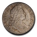 1700 Great Britain Silver Shilling MS-63 PCGS