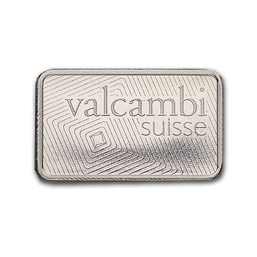 - SKU#209227 10 gram Platinum Bar Valcambi In Assay