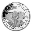 2021 Somalia 1 oz Silver Elephant BU
