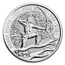 2021 Great Britain 1 oz Silver Myths and Legends: Robin Hood BU