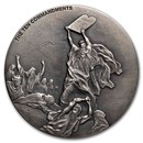 2015 2 oz Silver Coin Only - Biblical Series (Ten Commandments)