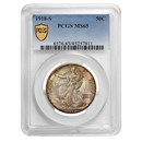 1918-S Walking Liberty Silver Half Dollar MS-65 PCGS