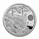 2022 Great Britain £5 Hogwarts Express 2 oz Silver Proof Coin