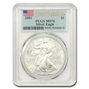 2001 American Silver Eagle MS-70 PCGS (First Strike)