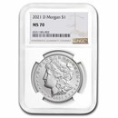 2021-D Silver Morgan Dollar MS-70 NGC