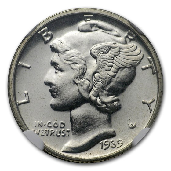 1939 Mercury Dime Proof-66 NGC | Mercury Dimes (1916 - 1945) (Certified) | APMEX