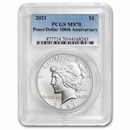 2021 Silver Peace Dollar MS-70 PCGS