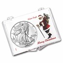 2025 1 oz American Silver Eagle - w/Snap-Lock, Merry Christmas