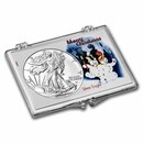 2025 1 oz American Silver Eagle - w/Snap-Lock Holder, Snowmen