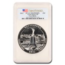 2011 5 oz Silver ATB Gettysburg MS-69 DMPL PCGS (First Strike)