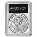 2025-(W) American Silver Eagle MS-70 PCGS (FDI, Black Label)