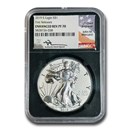 2019-S Enhanced Reverse Pf Silver Eagle PF-70 NGC (FR Mercanti)