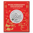 2024 AUS 1 oz Silver Koala Beijing Expo Colorized Panda Privy