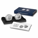 2024-S Morgan & Peace Silver Dollar Reverse Proof Set (Box & COA)