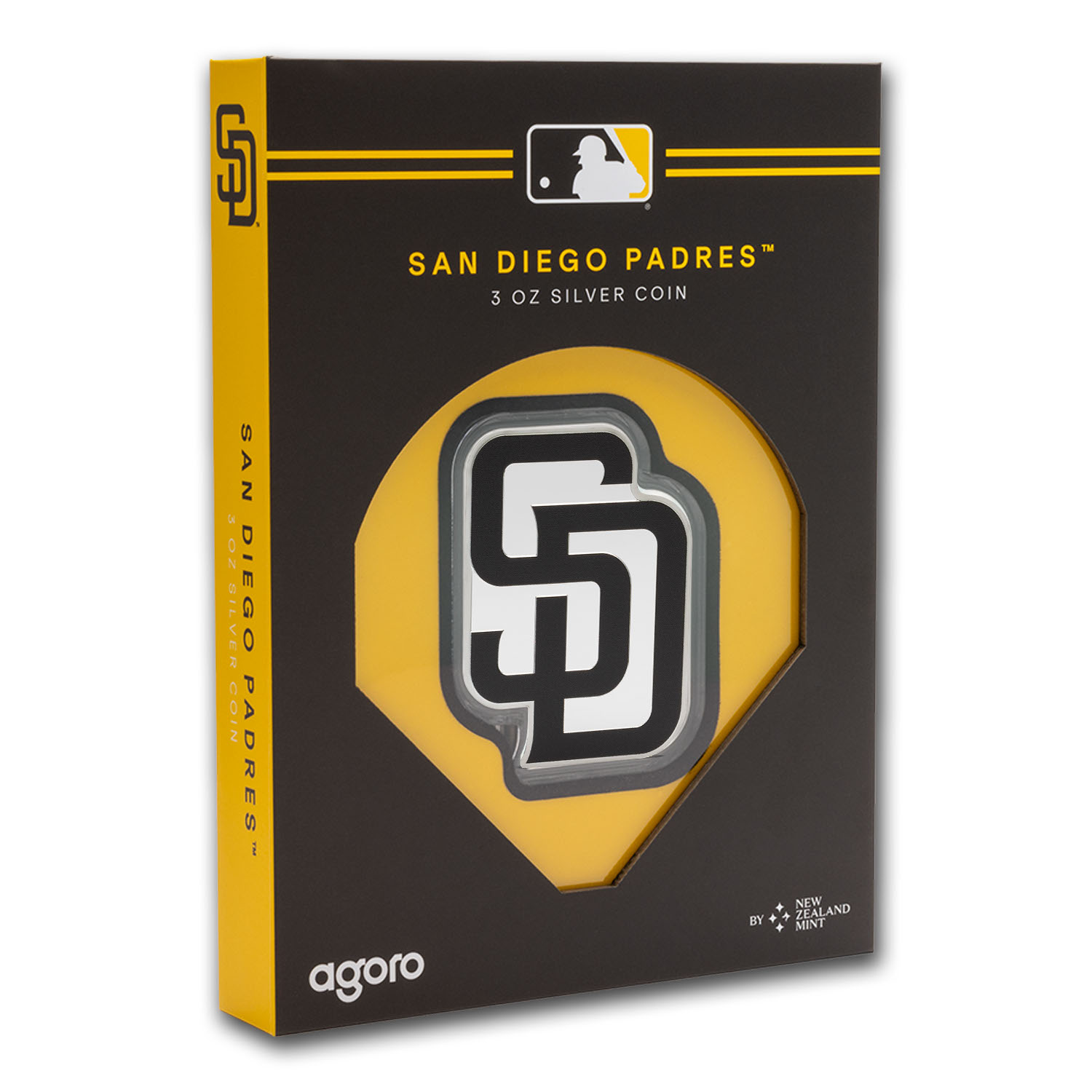 2025 Niue 3 oz Silver $5 MLB San Diego Padres Team Logo | eBay