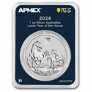 2026 AUS 1 oz Silver Lunar Horse BU SIII (MD® Premier+PCGS)