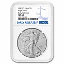 2025-(P) American Silver Eagle (Eagle Privy) MS-69 NGC (ER)